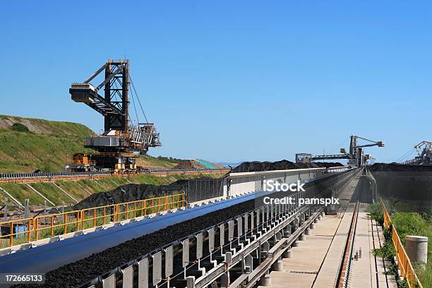 Węgiel Terminal Przenośnika - zdjęcia stockowe i więcej obrazów Taśma produkcyjna - Taśma produkcyjna, Węgiel, Górnictwo