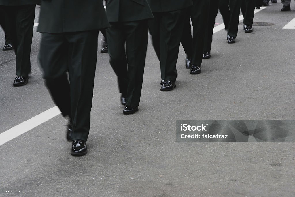 Uniforme marchando - Foto de stock de Banda de Marcha royalty-free