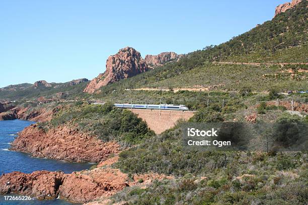 Train With A View Stock Photo - Download Image Now - Train - Vehicle, France, Corniche de l'Esterel