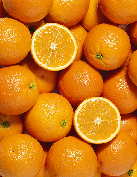 Oranges wallpaper (4) stock photo