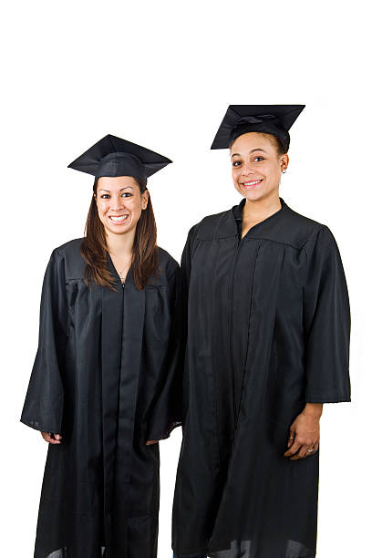 istock two graduate girls isolated 172665664