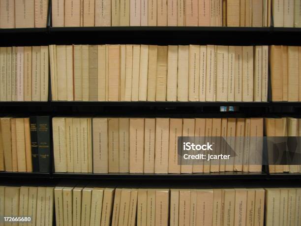 Libros De Pared De Vacío Foto de stock y más banco de imágenes de Analizar - Analizar, Biblioteca, Biografía