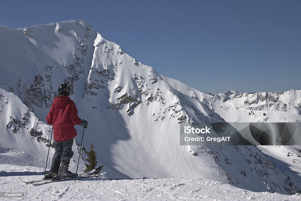 Am Rand - Lizenzfrei Skipiste Stock-Foto