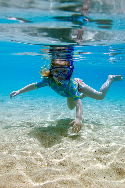 istock Snorkeling Girl 172665926