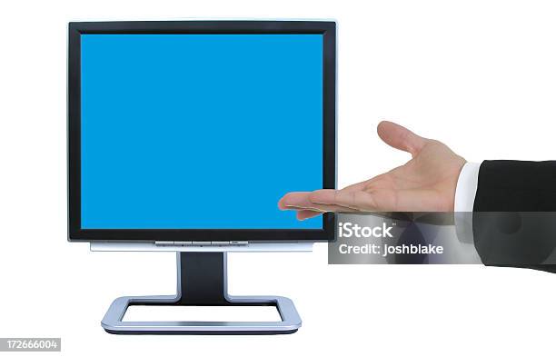 Niebieski Ekran - zdjęcia stockowe i więcej obrazów Białe tło - Białe tło, Biznes, Część