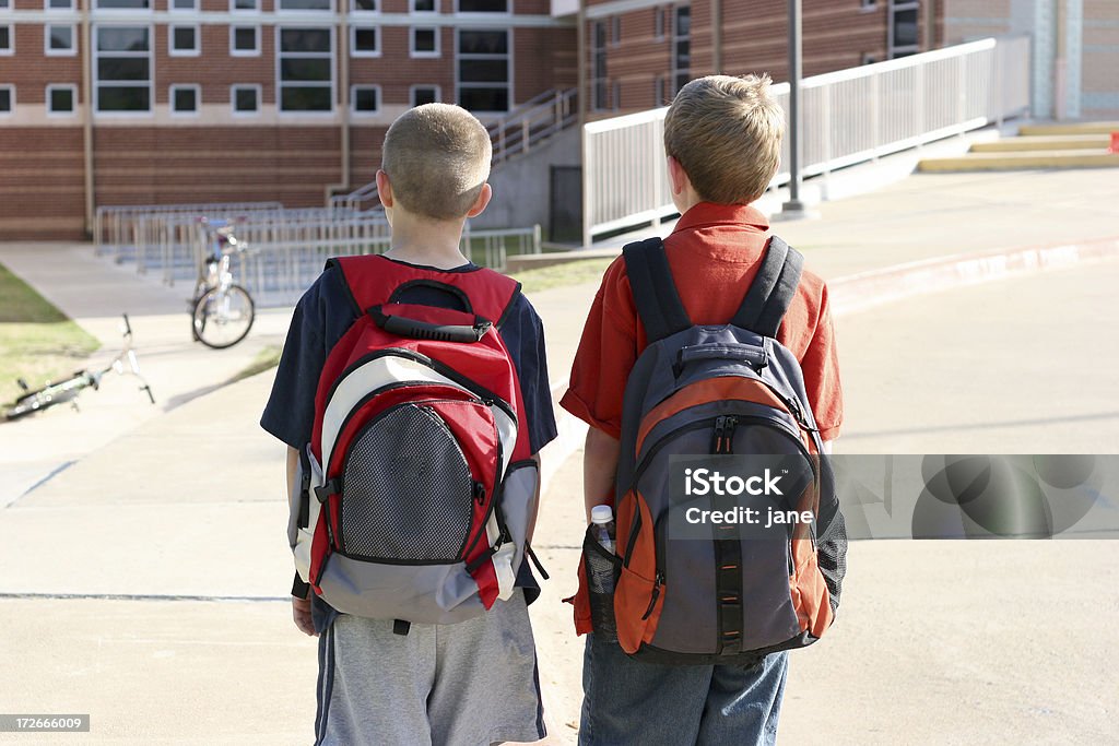 Retour à l'école - Photo de Adolescence libre de droits