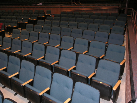 Seats in an auditorium