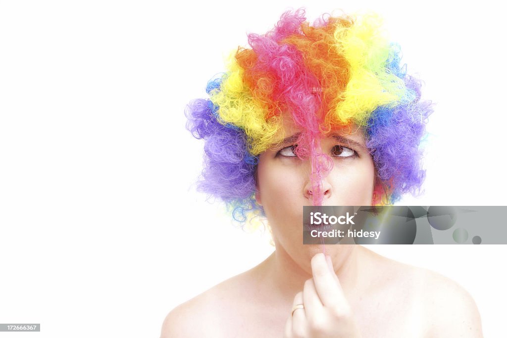 Oh Dear Clown having a bad hair day 20-24 Years Stock Photo