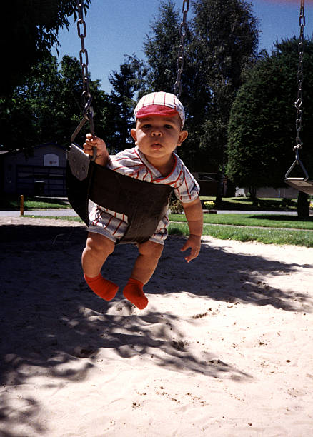istock People - Baby Boy Swinging 172666419