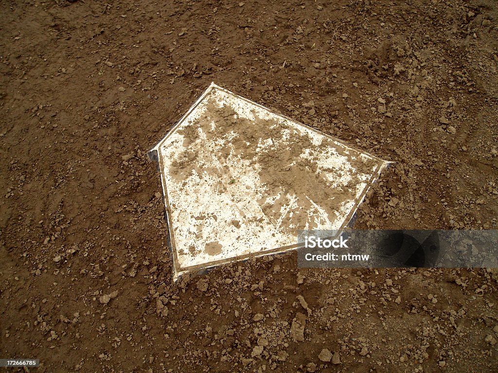 Béisbol-Placa de inicio 2 - Foto de stock de Base - Artículos deportivos libre de derechos