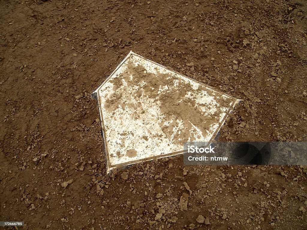 Baseball - Home Plate 2 Home plateCheck out other pictures in my baseball series: Base - Sports Equipment Stock Photo