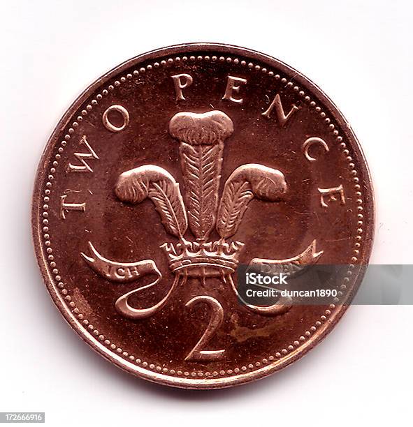 British Moneta Da Due Pence - Fotografie stock e altre immagini di 1 centesimo americano - 1 centesimo americano, Abbondanza, Affari
