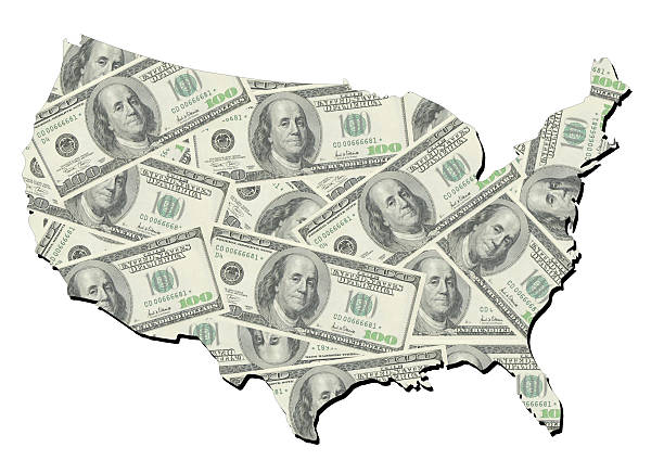 istock map of united states with random one hundred dollars bills 172666927