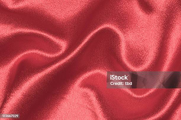 Foto de Cetim Vermelho e mais fotos de stock de Cetim - Cetim, Conceito, Desenho de Ondas