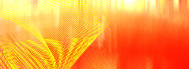 Red and yellow abstract swirl background