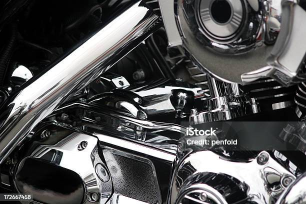 Хром Двигатель — стоковые фотографии и другие картинки Блестящий - Блестящий, Велосипед, Взрывающийся