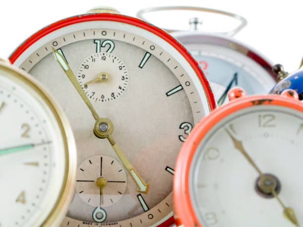 istock Group of alarm clocks 172667511