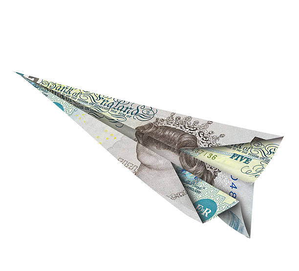 flying fiver left stock photo