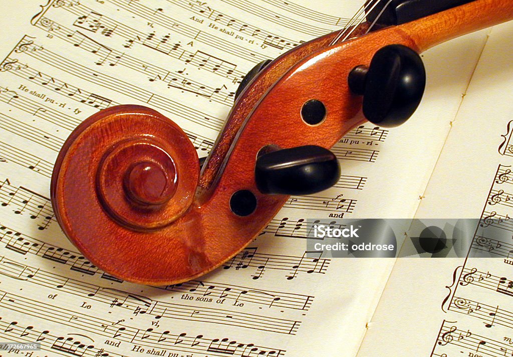 Música de um Violino e - Royalty-free George Handel Foto de stock