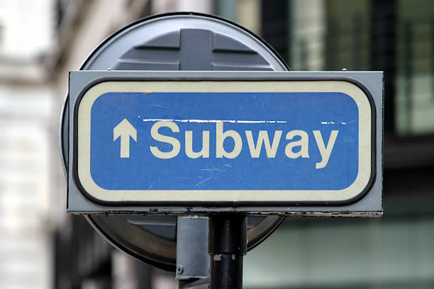 Subway sign A subway sign paris metro sign stock pictures, royalty-free photos & images
