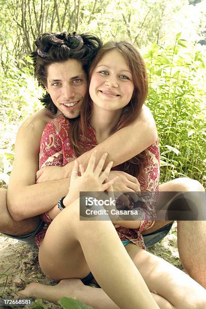 Happy Couple On Vacation Stock Photo - Download Image Now - Activity, Adult, Beach