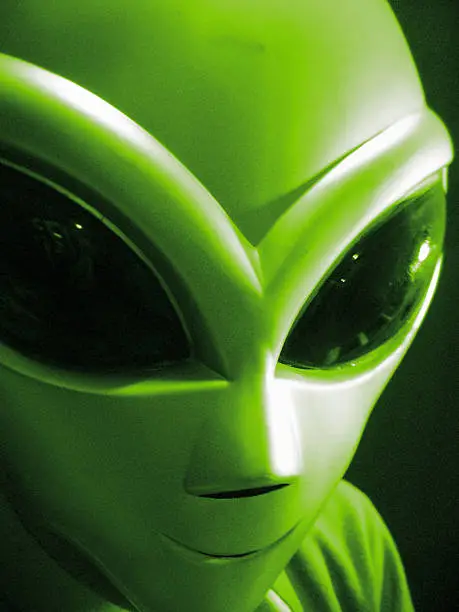 Green Alien from the Planet E.