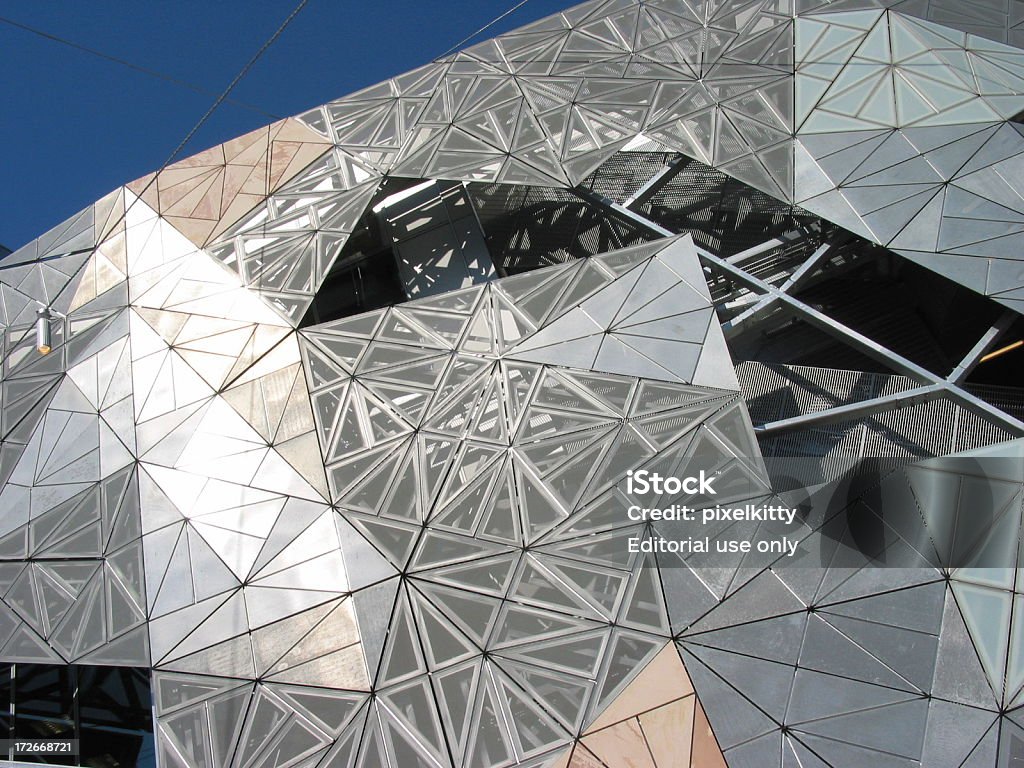 Federation Square detalle - Foto de stock de Alimentar libre de derechos