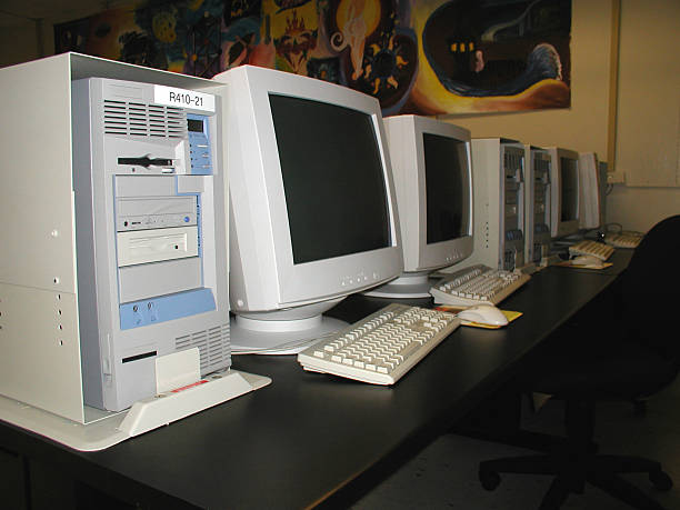 Computer Lab stock photo
