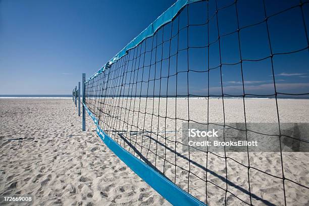 Beach Volleyball Nets Stock Photo - Download Image Now - Activity, Beach, Beach Volleyball