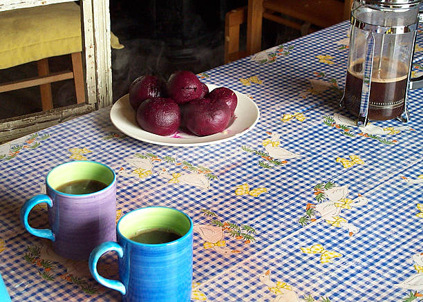 Beetroot on the table stock photo