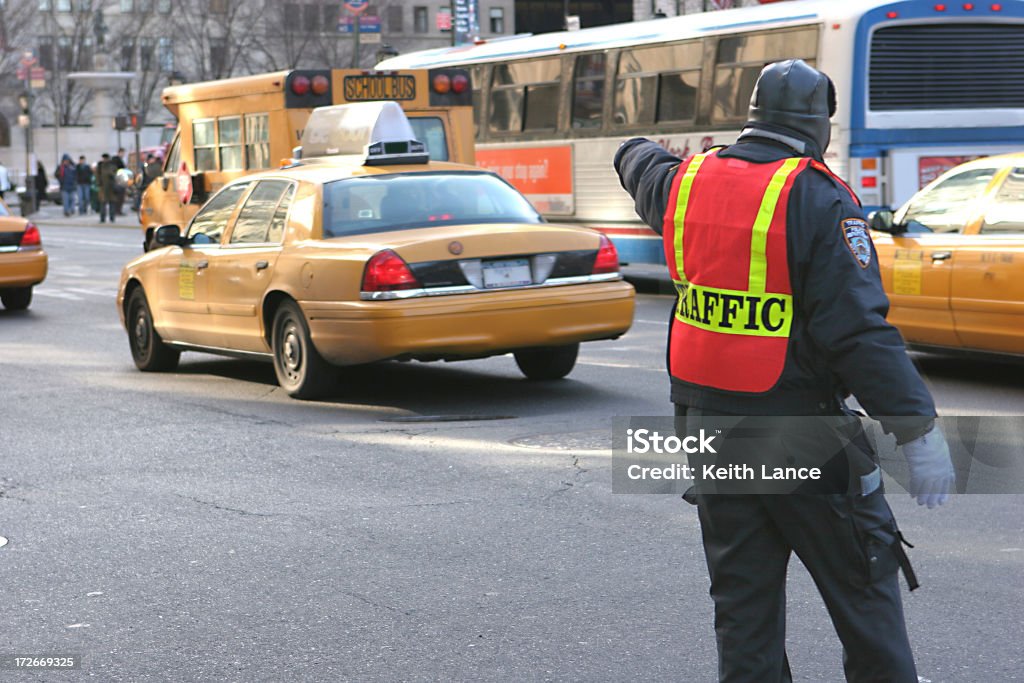 NY Verkehrspolizist - Lizenzfrei Anweisungen geben Stock-Foto