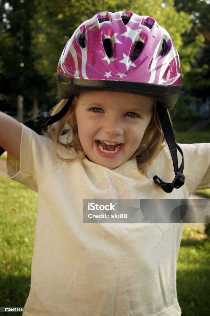 Ragazza del motociclista 3 - Foto stock royalty-free di 12-17 mesi