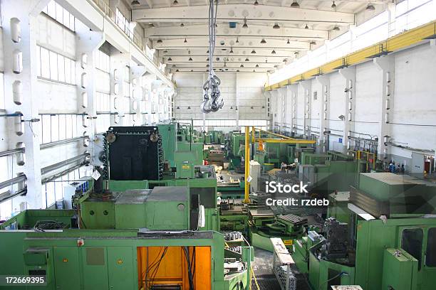 Foto de Fábrica e mais fotos de stock de Armazém - Armazém, Fábrica, Machinery