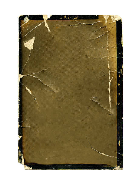 Authentic Decayed Blank Photo Frame "An authentic (early 1900's) creased, decayed, ripped, torn photo frame.  Makes a great layer in photoshop.See the layer used here:" torn photos stock pictures, royalty-free photos & images
