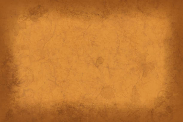 istock yellow Grunge water stained parchment Background 172669559