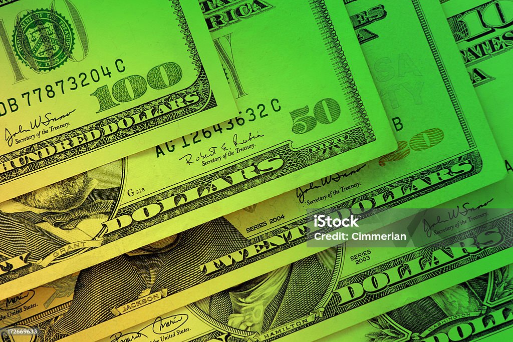 Dollars close-up United States dollars close-up American Culture Stock Photo