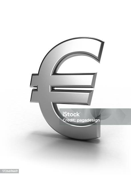 Señal De Euro Foto de stock y más banco de imágenes de Clip Art - Clip Art, Color - Tipo de imagen, Color plateado