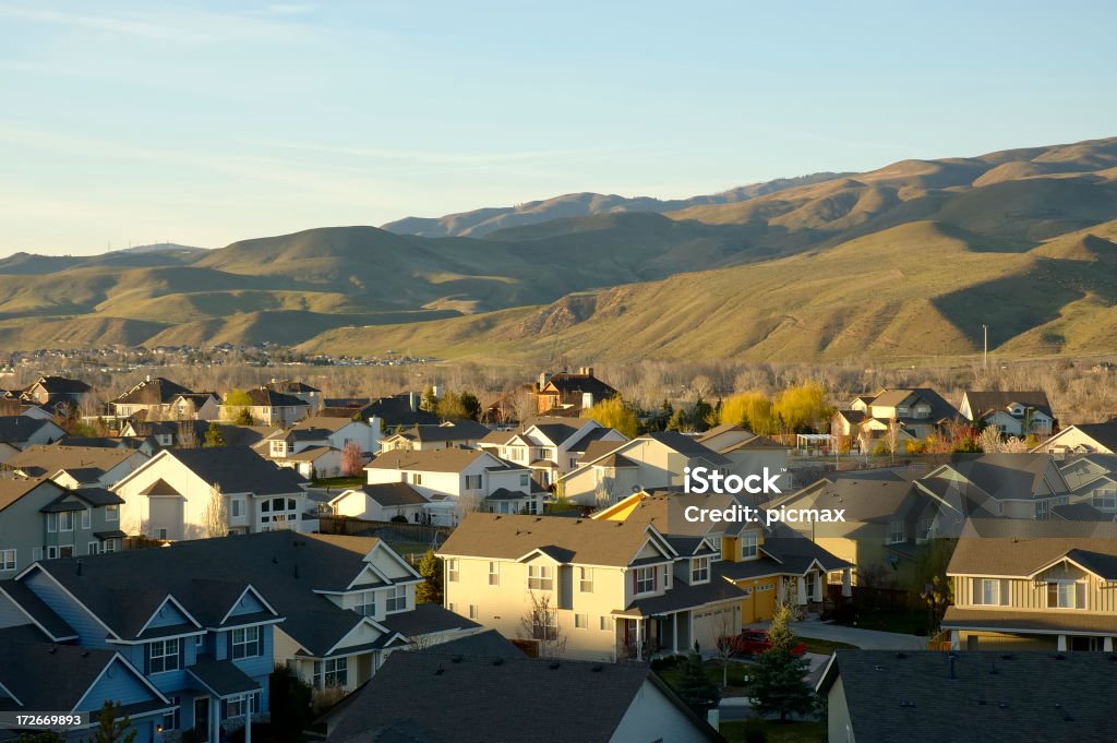 Quartier résidentiel - Photo de Boise libre de droits