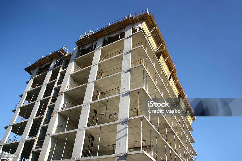 Building Subsruct Concrete Substructure Stock Photo - Download Image Now - Apartment ...
