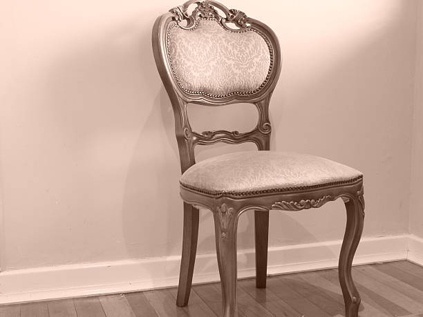 Vintage sépia de salle à manger-chaise - Photo