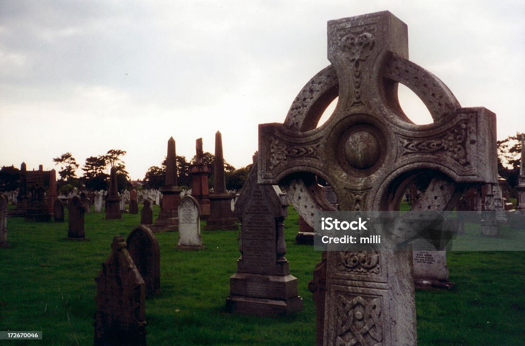 ケルト墓地 II - ウェールズのロイヤリティフリーストックフォト