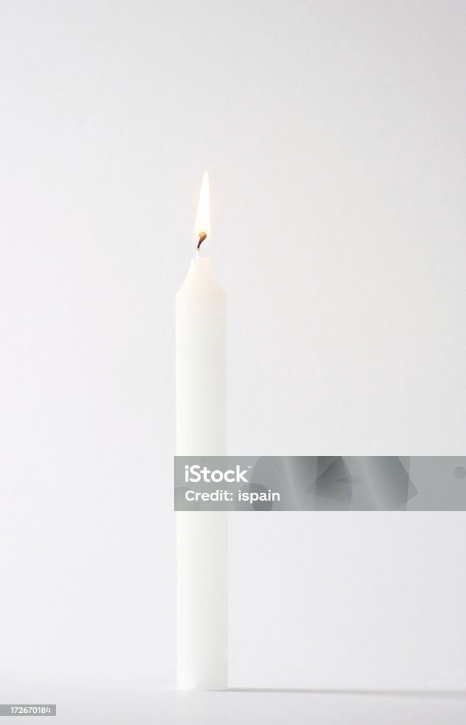 High key weißen Kerzen - Lizenzfrei Kerze Stock-Foto