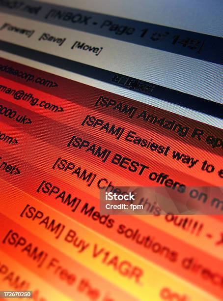 Email Spam 4 Stock Photo - Download Image Now - E-Mail, White Collar Crime, E-mail Spam