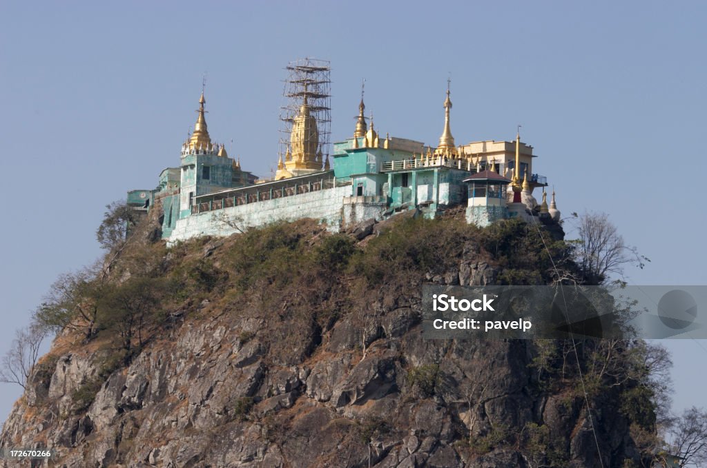 Monte Popa - Foto de stock de Azul libre de derechos