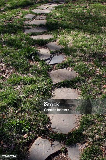 Garden Path Stock Photo - Download Image Now - Block Shape, Concepts, Curve