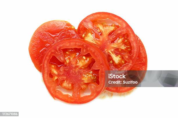 Tomato Slices Stock Photo - Download Image Now - Chopped Food, Close-up, Color Image