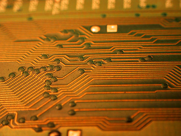 an electronic circuit stock photo