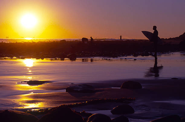 istock Surfer at Sunset in Santa Barbara, California 172671487