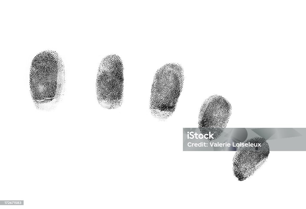 ブラックの指紋 - 指紋のロイヤリティフリーストックフォト