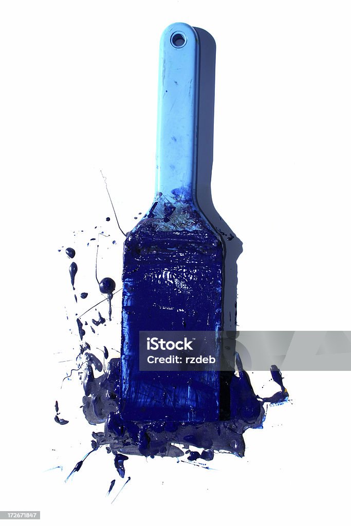 Tinta azul - Foto de stock de Abstrato royalty-free